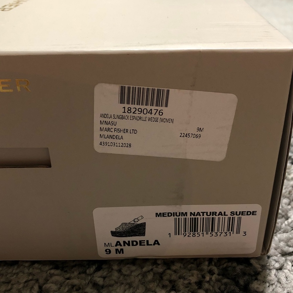 Marc Fisher Andela Slingback Espadrille Wedge - Picture 16 of 16